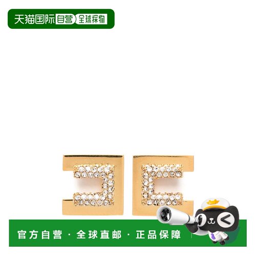 香港直邮ELISABETTA FRANCHI 女士耳饰 OR23A66E2【付后1h可退】