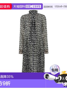 1h可退 香港直邮Versace 范思哲 女士 徽标连衣裙 10087411A06321