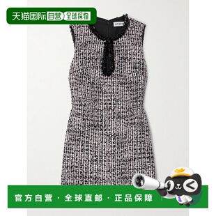 珠片精饰毛圈花呢迷你连衣裙 女士 PF2417 Portrait 香港直邮Self