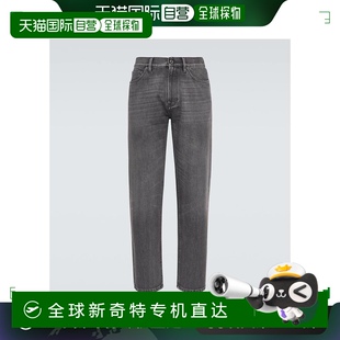 褪色设计直筒牛仔裤 香港直邮Zegna Roccia 杰尼亚 004093 男士