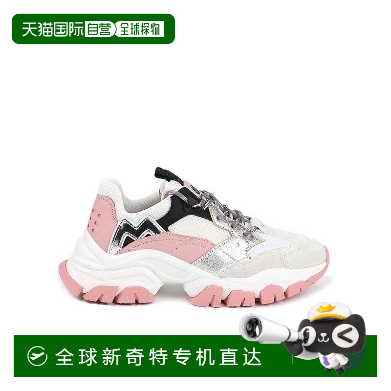 香港直邮MONCLER 女士运动鞋 4M7080002SG6510 AW2020 粉红色