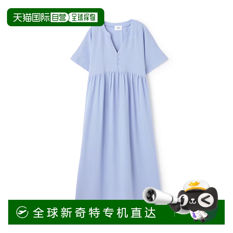 1h可退 日本直邮petit main LIEN 女装 花卉图案长款连衣裙 优雅