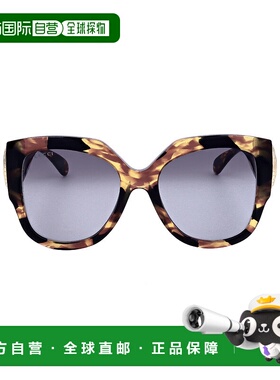 1h可退 香港直邮Gucci 古驰 女士 几何框太阳镜 GG1407S colorful