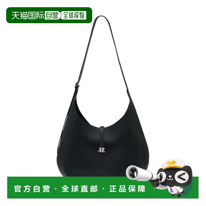 1h可退 香港直邮Courreges 女士 标志搭扣顶部手柄单肩包 126GSA2