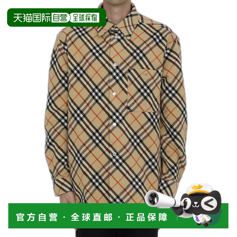 香港直邮BURBERRY 男士衬衫 65354818091908B9368 AW2024