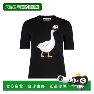 1h可退 香港直邮Moschino 莫斯奇诺 女士 短袖毛衣 091905021555