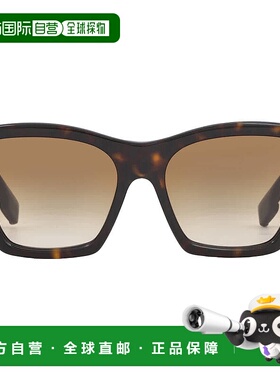 自营Burberry Arden Brown Gradient Butterfly Ladies Sunglasse