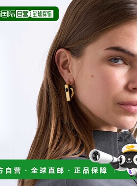 1h可退 香港直邮潮奢 Topshop 女士 Perry 防水不锈钢方形黑色晶(