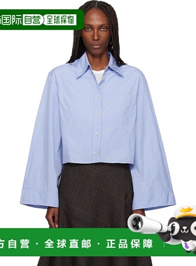 1h可退 香港直邮潮奢 Our Legacy 女士 蓝色 Balloon 衬衫 W4252B