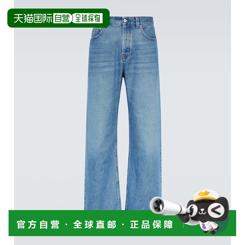 1h可退 香港直邮Jacquemus 男士 Le De Nîmes Droit 直筒牛仔裤