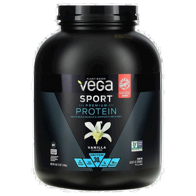 香港直发Vega运动益蛋白香草味吸收补充营养物质1864g益生菌天然