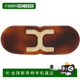 女士 蔻依 Chloe CHC24SFT39RY Marcie 發(fā)夾 玳瑁色 香港直郵潮奢