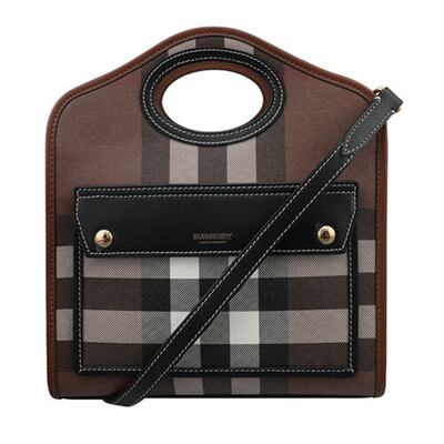 [BURBERRY] 23FW 8071386 A8900 格子 口袋包 迷你 挎包