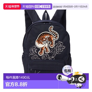 1h可退 韩国直邮kenzo 女士 双肩包背包旅行休闲复古时尚虎头书包