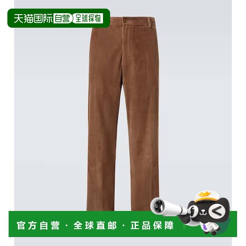香港直邮Moncler 盟可睐 男士 Edit 棉质灯芯绒直筒长裤裤子男装,男装,休闲裤,淘宝优惠券,粉丝福利购,淘宝优惠卷