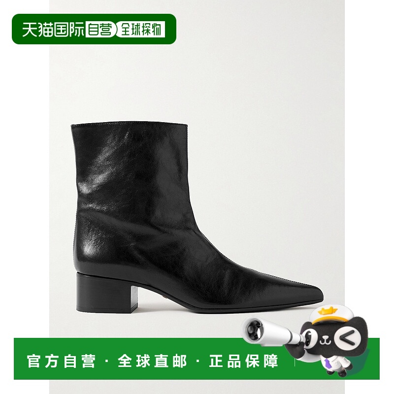 1h可退 香港直邮潮奢 KHAITE 女士 ANDEE 短靴 F1096907 black黑