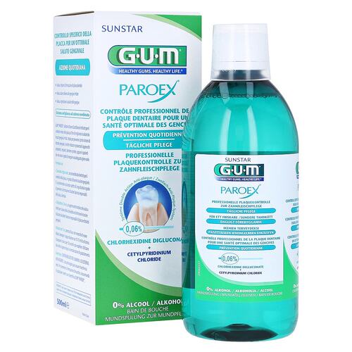 欧洲直邮Sunstar盛势达牙周炎护理漱口水清香自然温和500ml/瓶