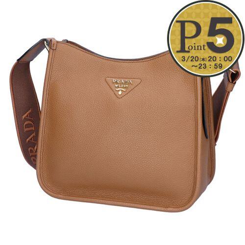 日本直邮 PRADA 单肩包 SACCA 1BC073 2DKV 7NO F03V8 焦糖色
