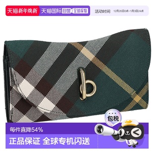 新款 大牌简约风时尚 钱包绿色女士经典 日本直邮BURBERRY博柏利长款