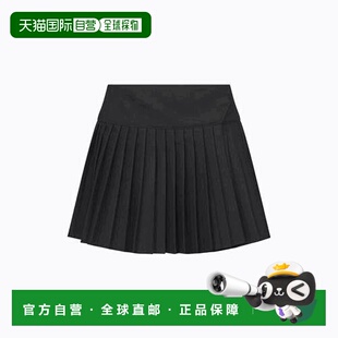 white 米白色 女士 大号褶裥带Logo半身裙 BOOKISH 香港直邮off