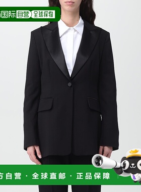 1h可退 香港直邮MaxMara 麦斯玛拉 女士 Gara 纽扣 V 领西装外套