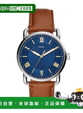 自营Fossil Men's Copeland 42mm Three-Hand, Stainless Steel W