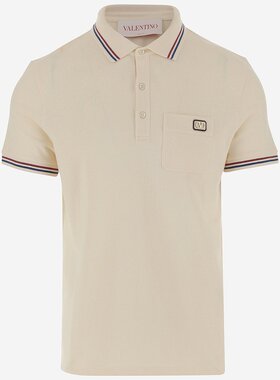 VALENTINO 男士T恤 6V3MH01KAQJ581 SS2025 乳白色