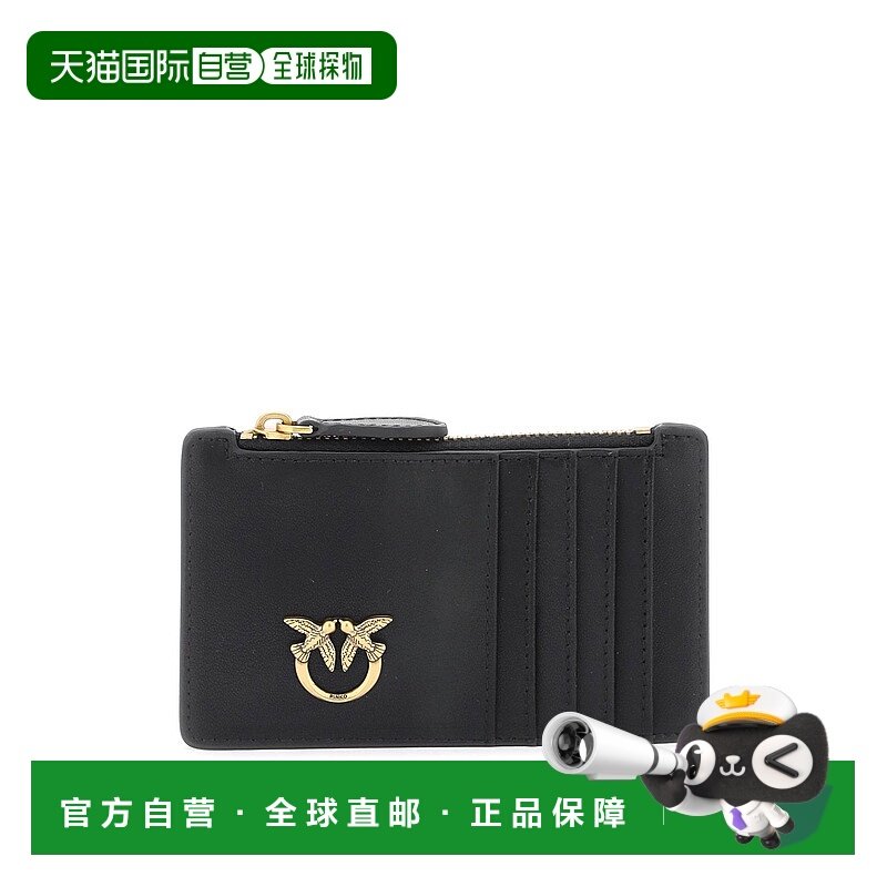 1h可退 香港直邮潮奢 Pinko 品高 女士 徽标钱包 100251A0F1卡包