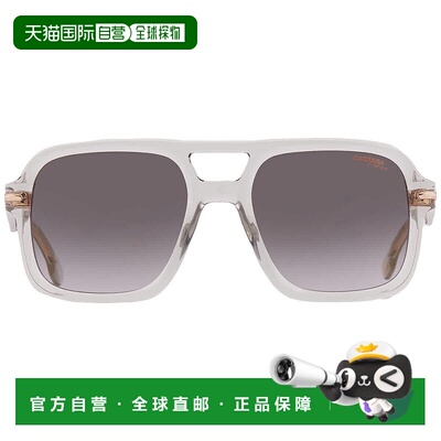 自营Carrera Grey Shaded Gold Mirror Navigator Men's Sunglass