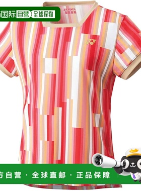 【日本直邮】尤尼克斯 女士运动半袖衫 20727 水晶红上衣