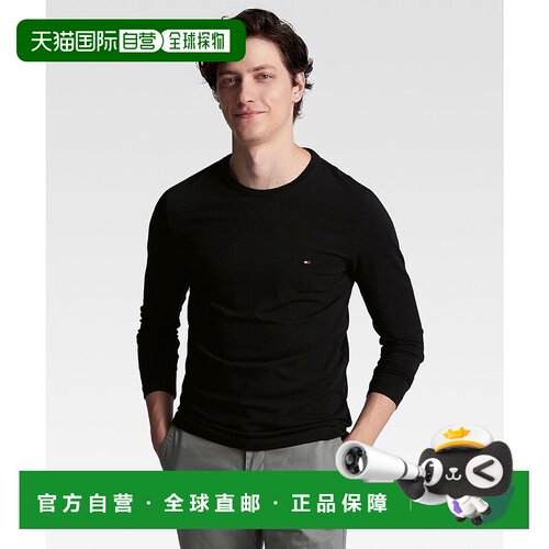 日本直邮TOMMY HILFIGER 基础长袖T恤 [TO3203EM03326]内搭