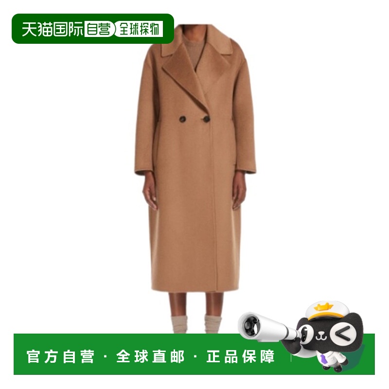 1h可退 香港直邮MAX MARA 女士外套 MANUELE003CAMEL AW2024 棕色