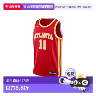 日本直邮Nike NBA 圆领无袖运动 SW球迷版 22赛季亚特兰大老鹰队
