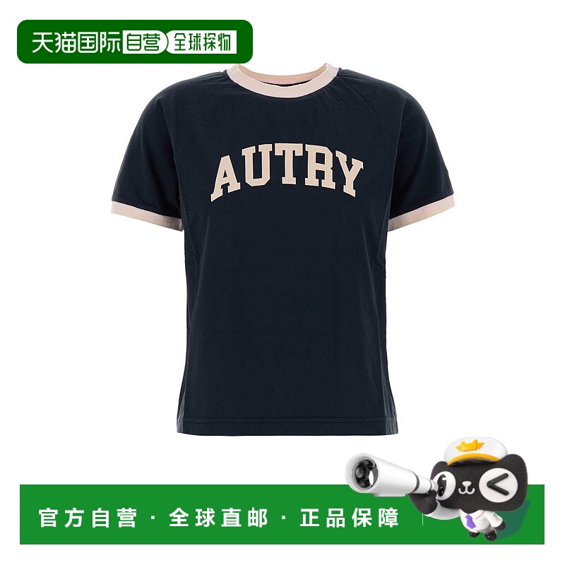 香港直邮AUTRY 女士T恤 TSPWI6CV AW2025 蓝色 短袖 T 恤