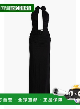 1h可退 香港直邮magda butrym 女士 无肩带花朵装饰剪口弹性针织