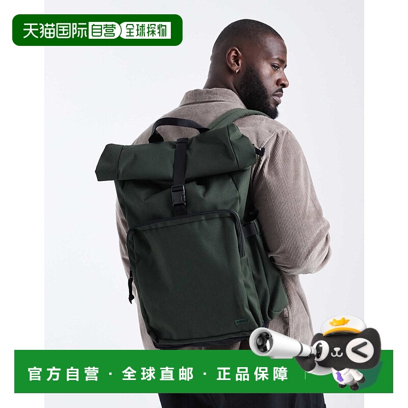 1h可退 香港直邮潮奢 Levi'S 李维斯 男士 L pack roll-top 帆布(