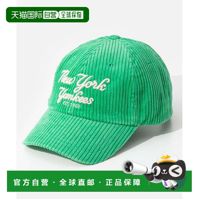 日本直邮MLB Korea Culsive 灯芯绒无结构棒球帽 NEW YORK YANKEE