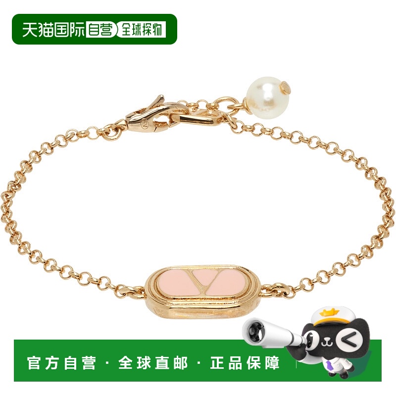 香港直邮valentino 华伦天奴 女士 VLogo 手链 7W2J0X89LTD珍珠
