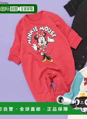 1h可退 日本直邮迪士尼儿童卡通连体衣半拉链保暖里毛外套 J53290