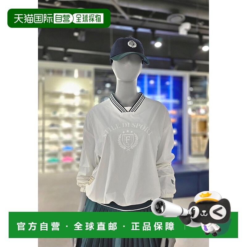 韩国直邮FILA [Paju] 惠拉女式网球梭织T恤(FS2POG3351F-OWH)