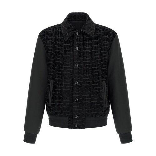 BALMAIN 男士外套 GH1TFA73MI21EAP SS2026 黑色