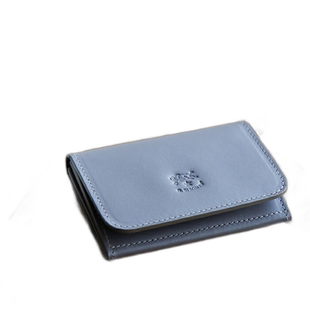 il bisonte 钱包女短款真皮零钱包迷你两折钱夹简约天鹅绒
