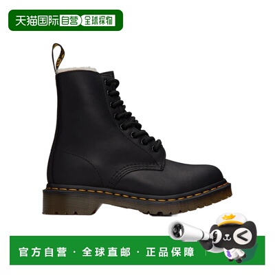 香港直邮DR. MARTENS 女士高跟鞋 21797001 CO 黑色 系带靴子