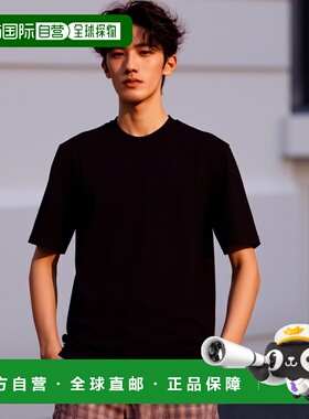 香港直邮MARNI 男士T恤 HUMU0287X0UTC40600N99 SS2025 黑色