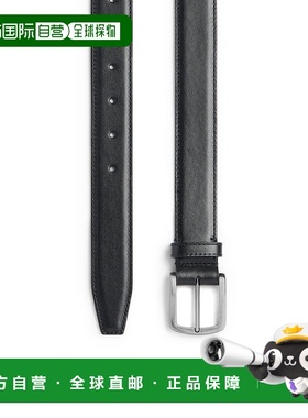 自营欧洲直邮Balenciaga巴黎世家 Tailoring男士黑色logo标识腰带