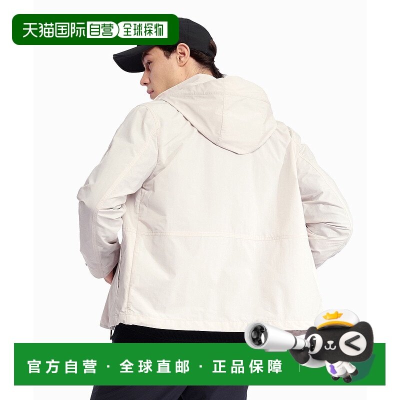 日本直邮AIGLE Mountain Parker 可拆帽双拉链尼龙夹克 具备UV防