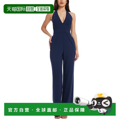 自营Dress The Population Miller Jumpsuit - blue 美国奥莱直发