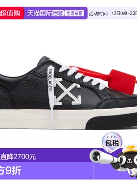 1h可退 香港直邮off-white 男士 黑色 Vulcanized Low 运动鞋 OMI