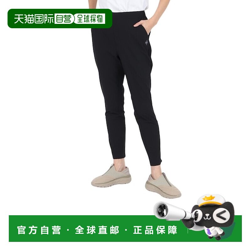 日本直邮le coq sportif 乐卡克运动空气时尚九分裤 LT6SLP40L 黑图片