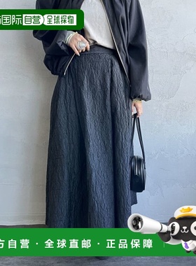 1h可退 日本直邮USINE 女士风格图案及膝裙 2410501半身裙a字裙